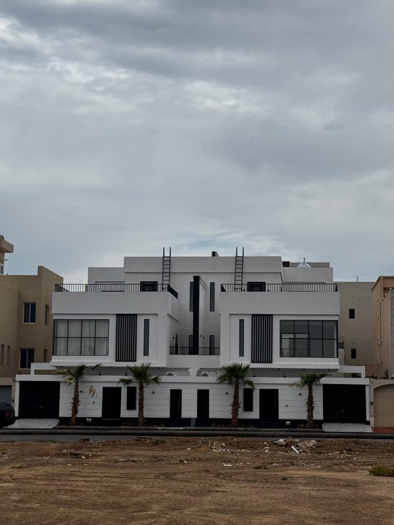 إشراف هندسي على تشطيب فيلا حي اللؤلؤة - الواجهة الخارجية